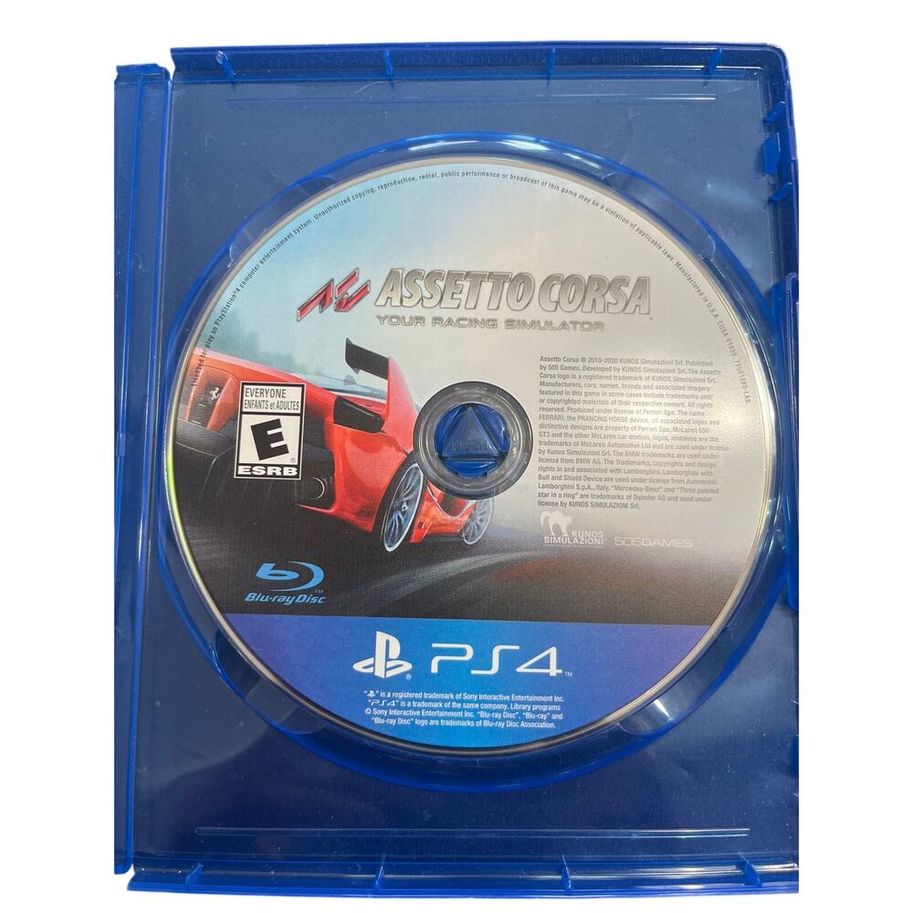 Assetto Corsa PS4 Video Game (Tested)